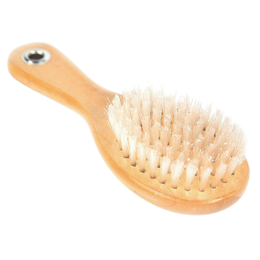Product photo Wooden Cat Brush Oval Nylon Teeth