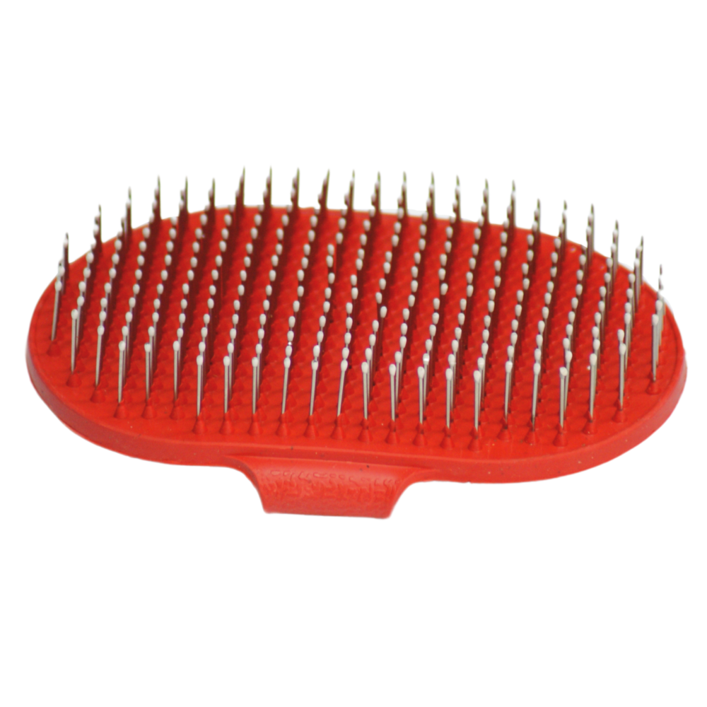 Product photo Rubber Curry Comb Hand Fastening 8,5 X 13 Cm