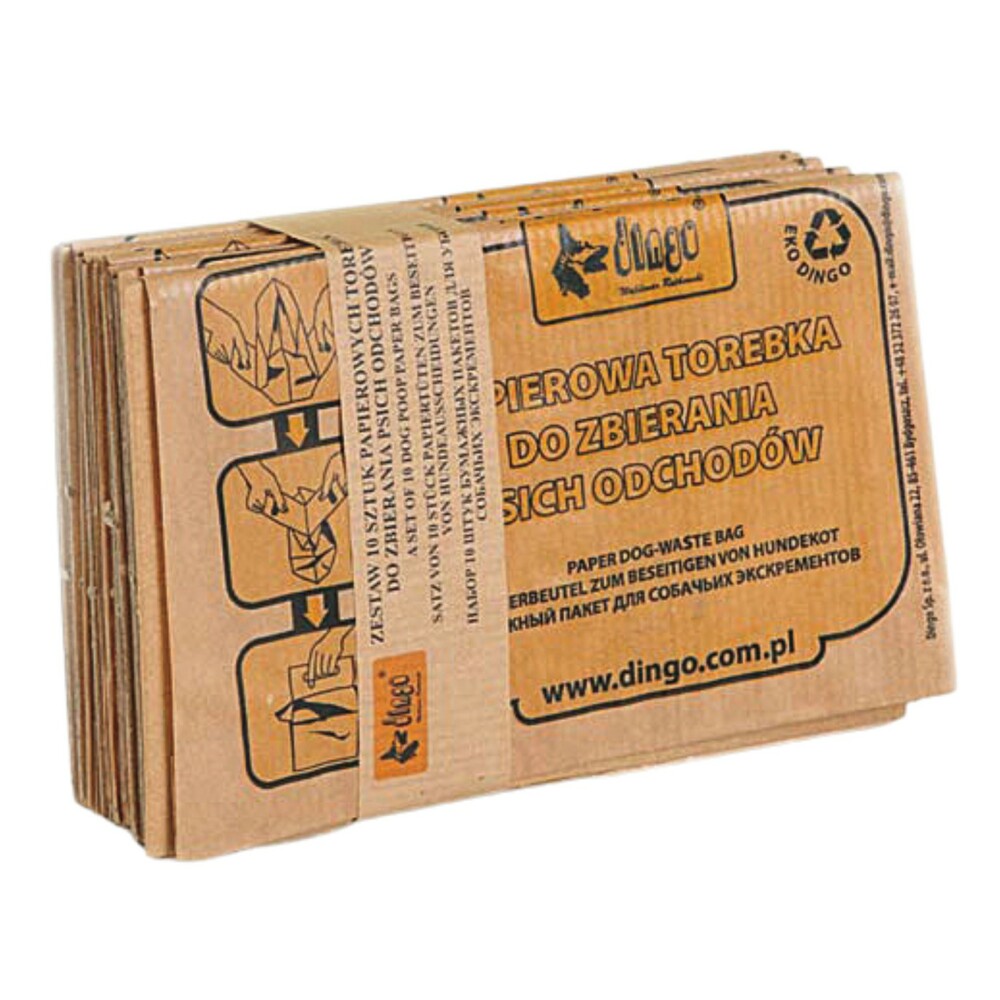 Zdjęcie produktu Papierowe torebki do zbierania psich odchodów - 10 szt.