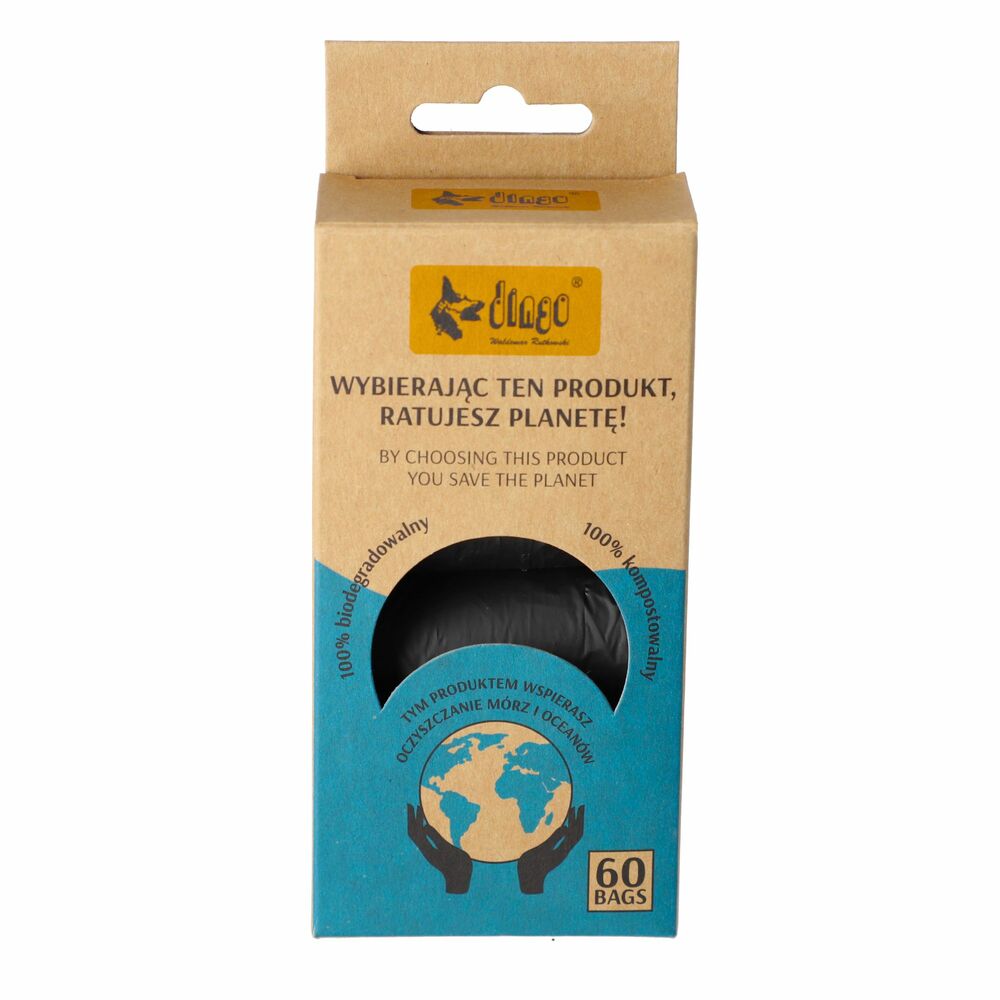 Product photo Compostable Bags For Dog Waste, Box 4 Rolls