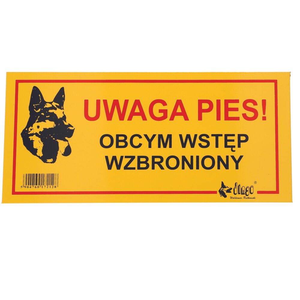 Zdjęcie produktu Tabliczka ostrzegawcza metalowa
