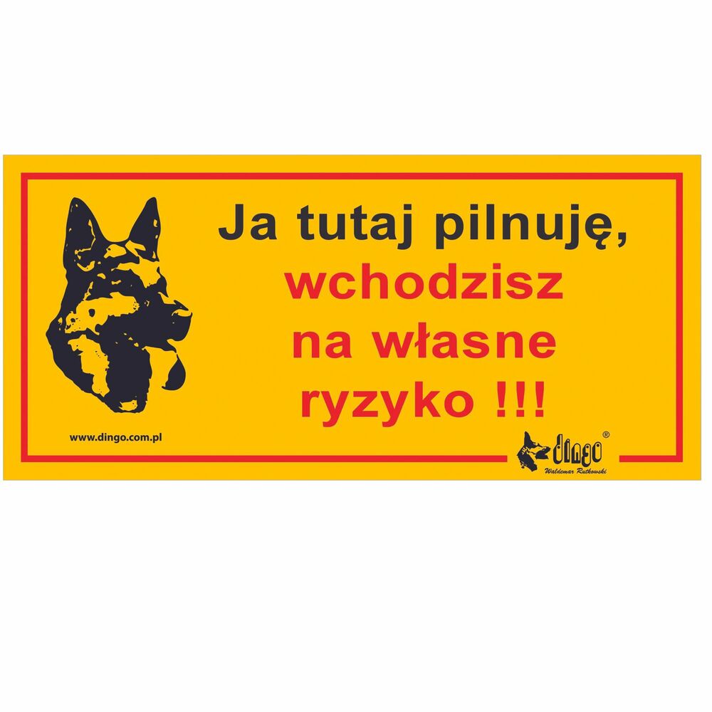 Product photo Metal Warning Plates