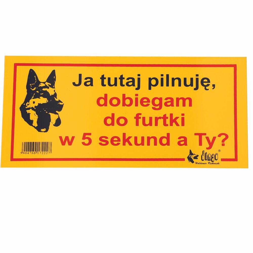 Zdjęcie produktu Tabliczka ostrzegawcza metalowa