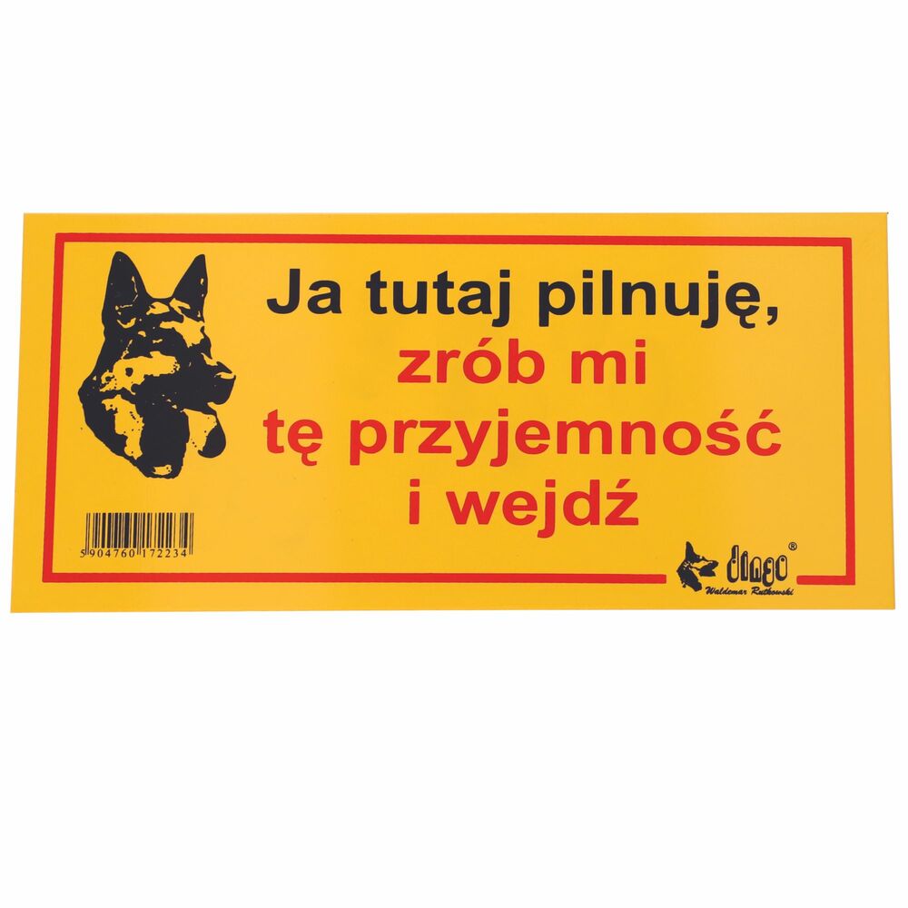 Zdjęcie produktu Tabliczka ostrzegawcza metalowa