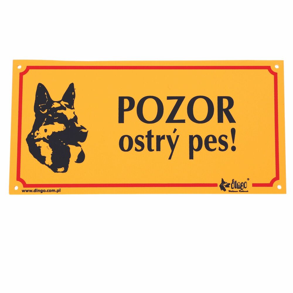 Product photo Pvc Warning Plate (Cz)