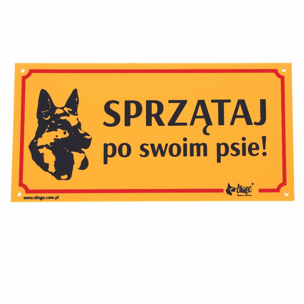 Product photo Pvc Warning Plate