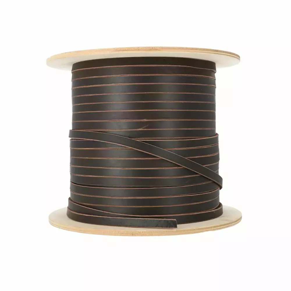 Product photo SOFT leather line, BROWN - by meters