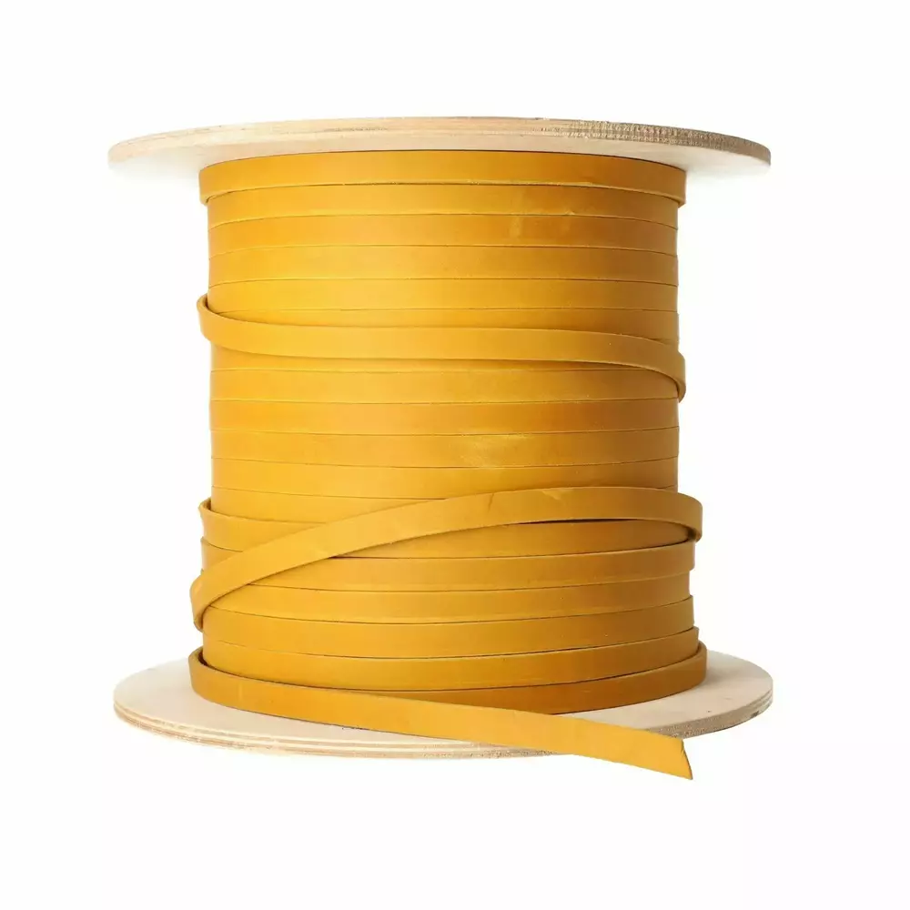 Product photo NATURAL SOFT leather line, CURRY - by meters