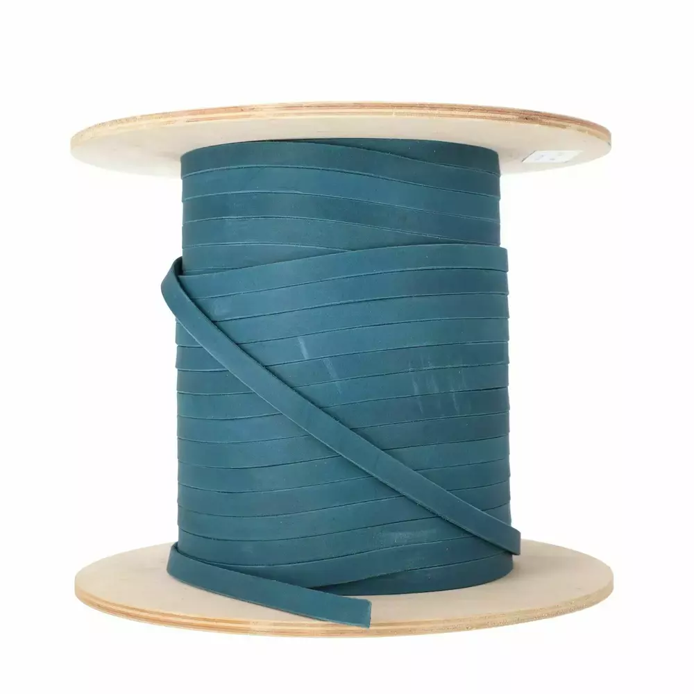 Product photo NATURAL SOFT leather line, DARK BLUE - by meters