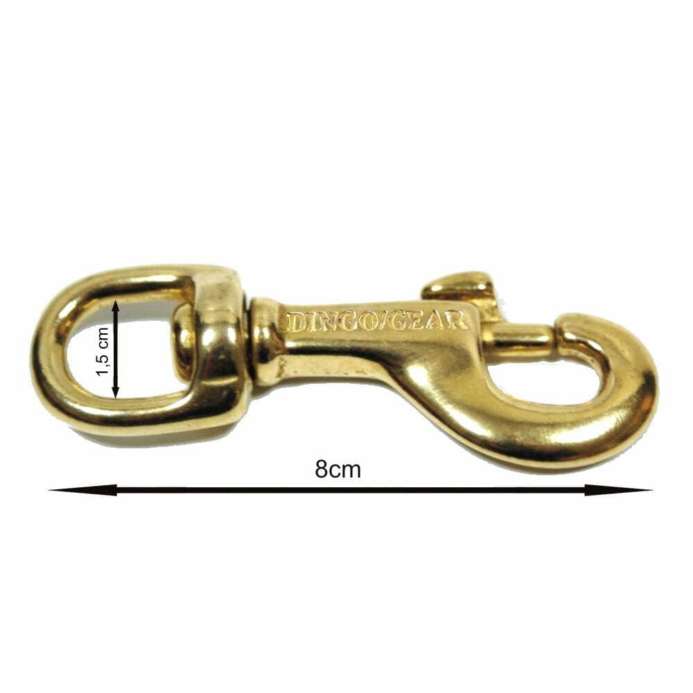 Product photo Solid brass snap hook length