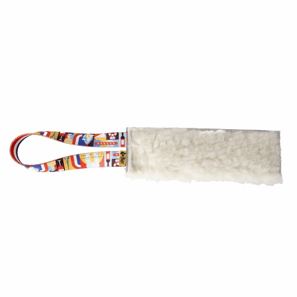 Product photo Faux fur tug toy France