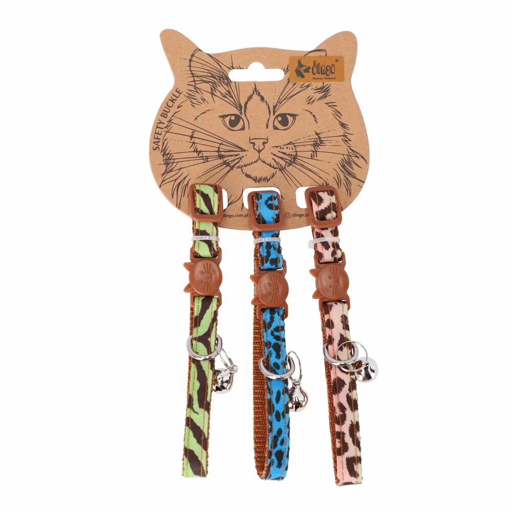 Zdjęcie produktu OBROŻE DLA KOTA LEOPARD - ZESTAW 3 SZT.