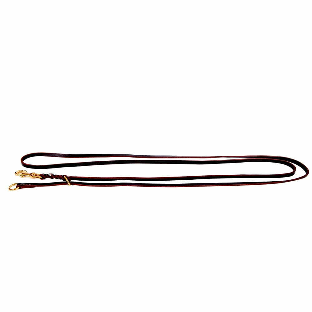 Product photo Ring leash made of oiled leather without handle