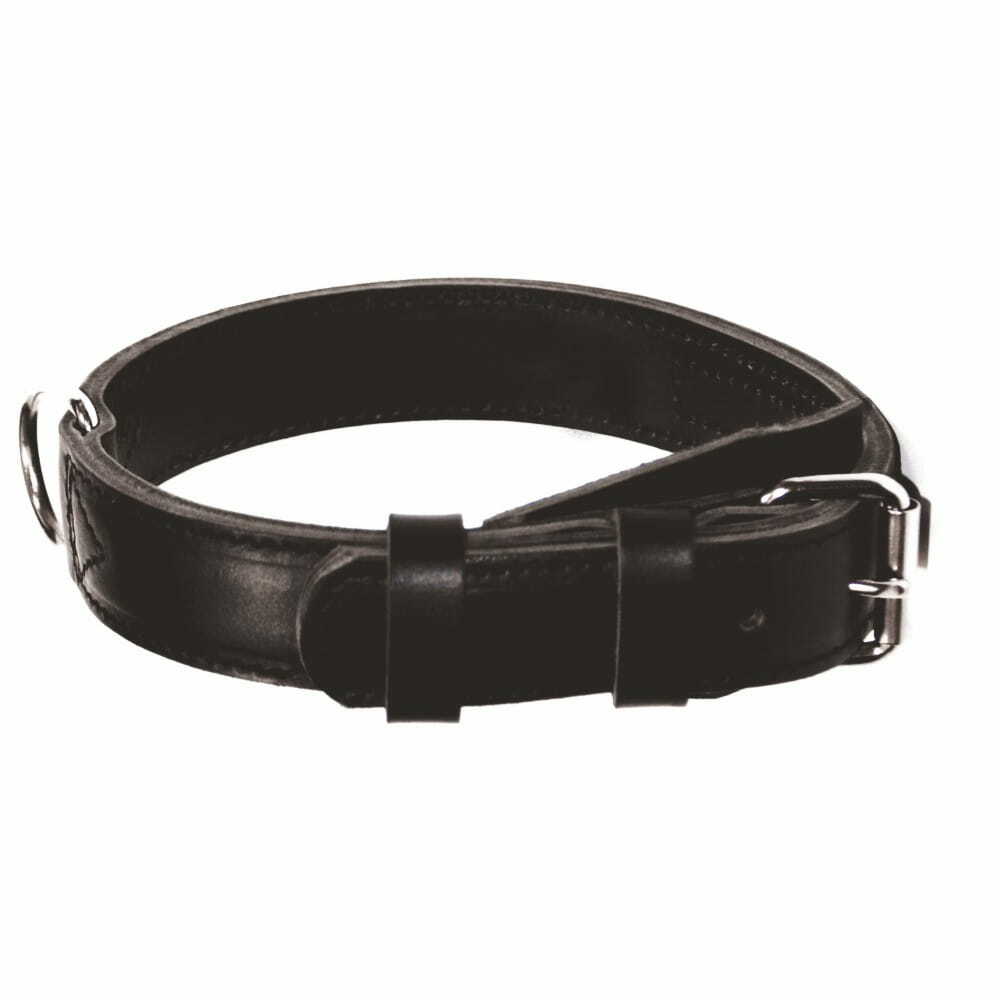 Product photo Leather collar CYWIL, black