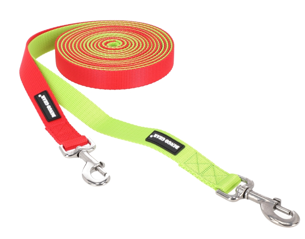 Product photo Training leash set 2.5 x 4 m green + red