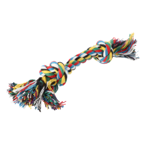 Product photo Cord Dog Toy 2 Knots Multicolor