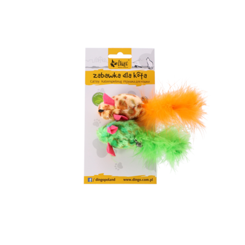 Zdjęcie produktu Zabawka dla kota - myszki kolorowe
