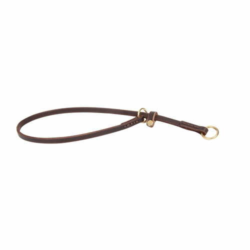 Product photo Leather choke collar, brown