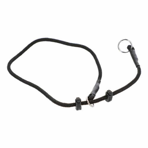 Zdjęcie produktu Dławik -zaciągana obroża, dwa stopery #6mm,czarna