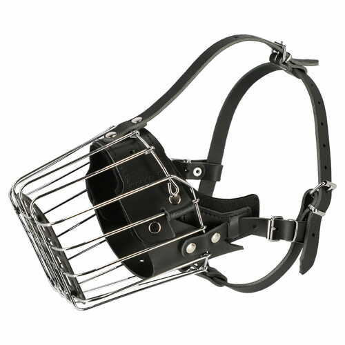 Product photo Reinforced metal muzzle for Rottweiler