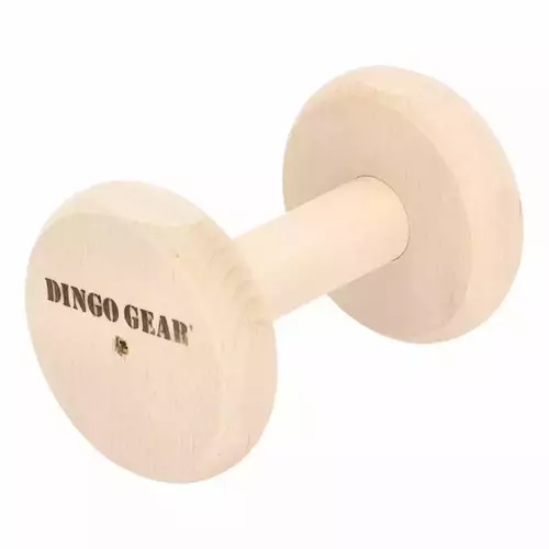 Product photo Wooden dumbbell for IGP, glued from beech wood